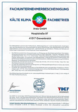 Fachunternehmer-Bescheinigung 2026